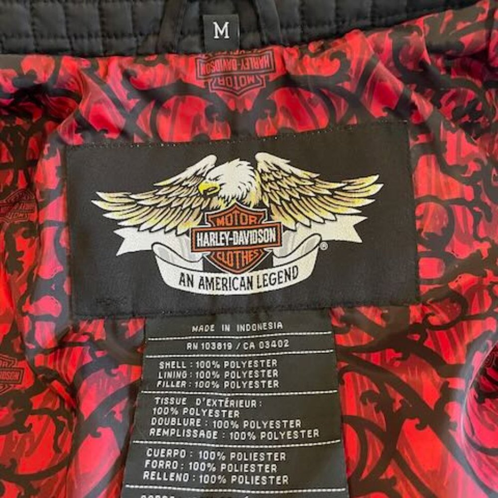 Quilted fabric Harley-Davidson Jacket - Picture 7 of 7